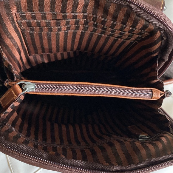 Jack Georges Voyager Mini Convertible Backpack/Crossbody Bag Brown main image 2